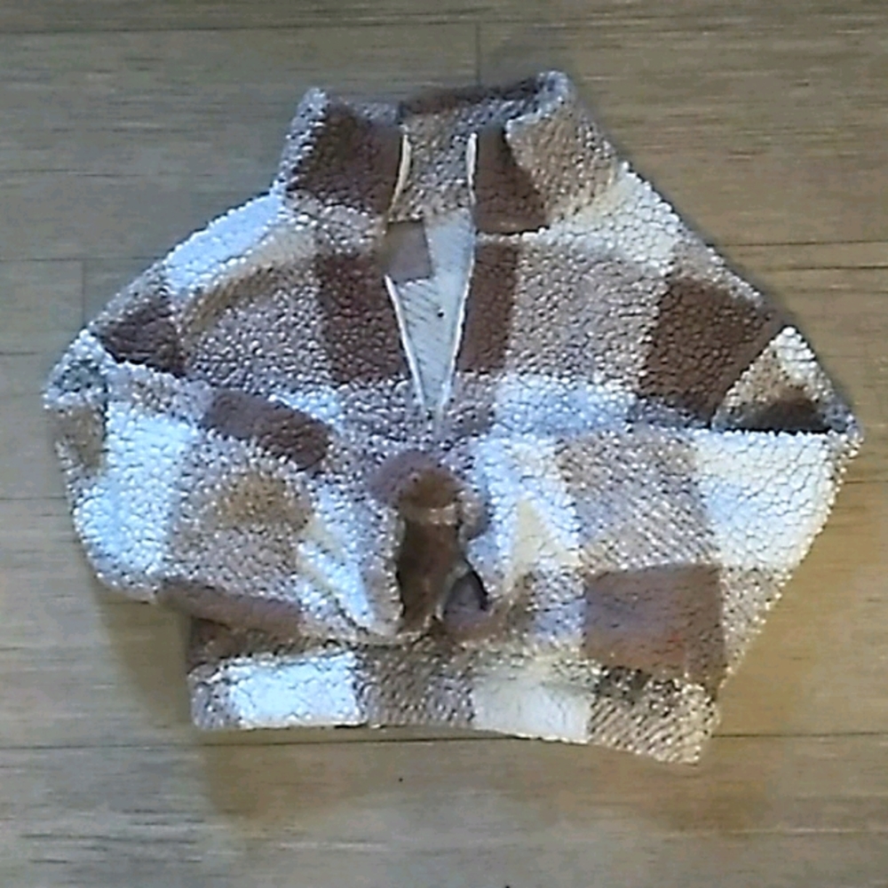 Multi colored cropped sweater